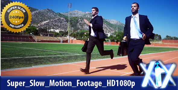 Businessmen Racing On Track Businessmen Racing On Track