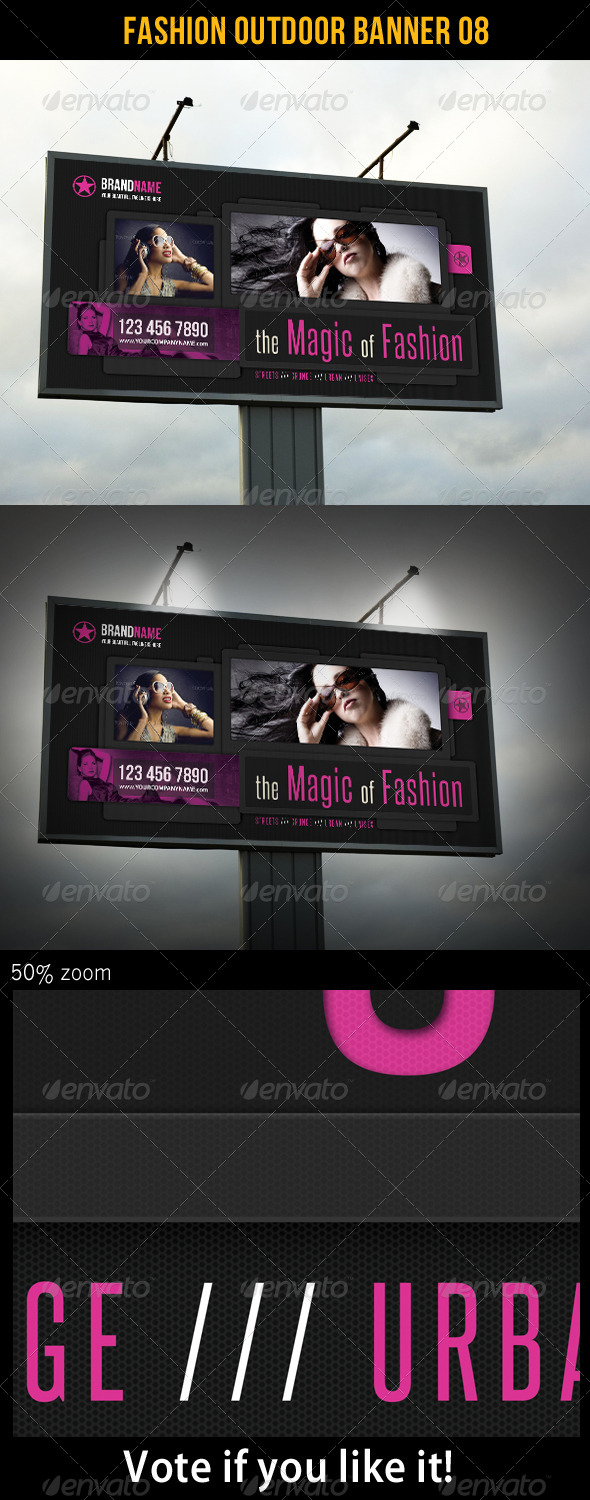 Fashion Outdoor Banner 08 Fashion Outdoor Banner 08