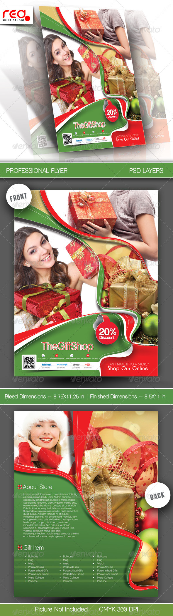 Gift Shop Flyer Poster Template Gift Shop Flyer Poster Template