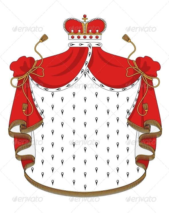 Heraldic Royal Mantle Heraldic Royal Mantle