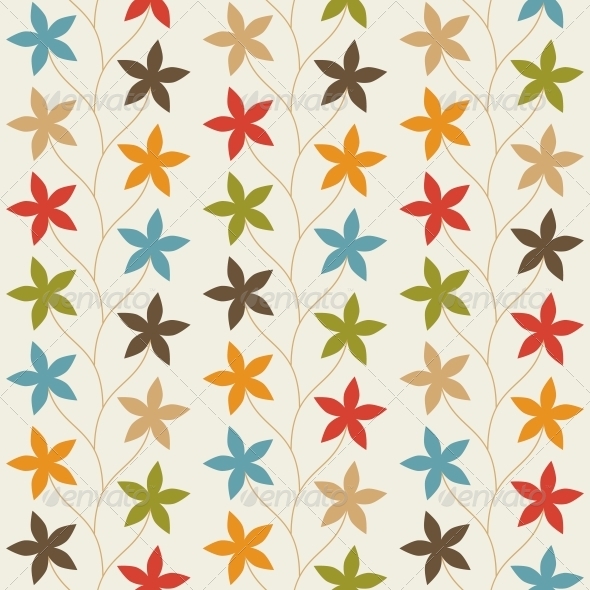 Floral Vintage Seamless Pattern Floral Vintage Seamless Pattern