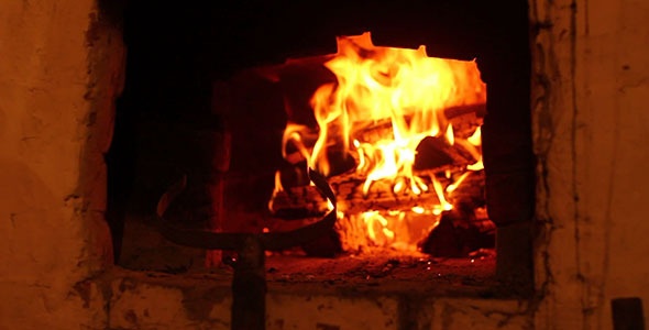 Burning Old Country Furnace Burning Old Country Furnace