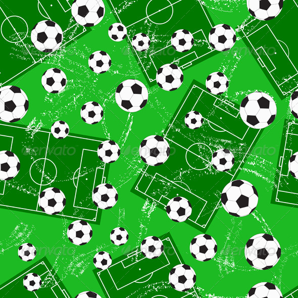 Background with Football Gate and Soccer Ball Background with Football Gate and Soccer Ball