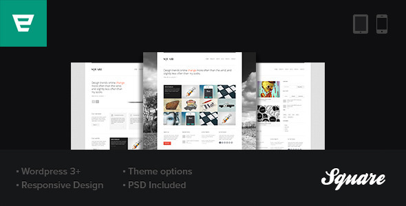 Square Responsive WordPress Theme Square Responsive WordPress Theme