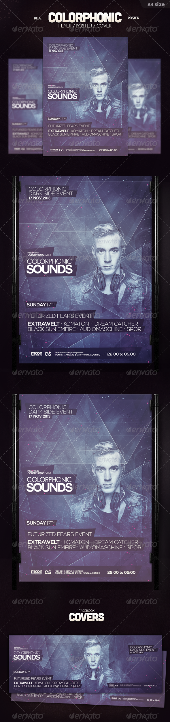 Blue Colorphonic Flyer Blue Colorphonic Flyer