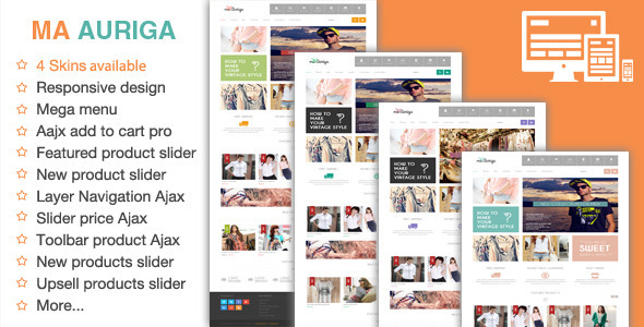 Auriga - Fashion Responsive Magento Theme