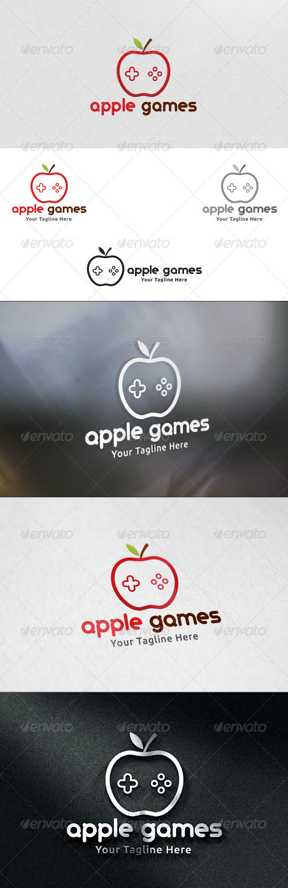 Apple Games - Logo Template