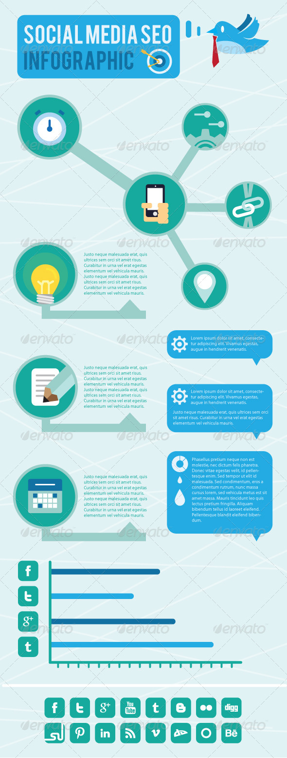 GraphicRiver Social Media Infographic 6015389 GraphicRiver Social Media Infographic 6015389