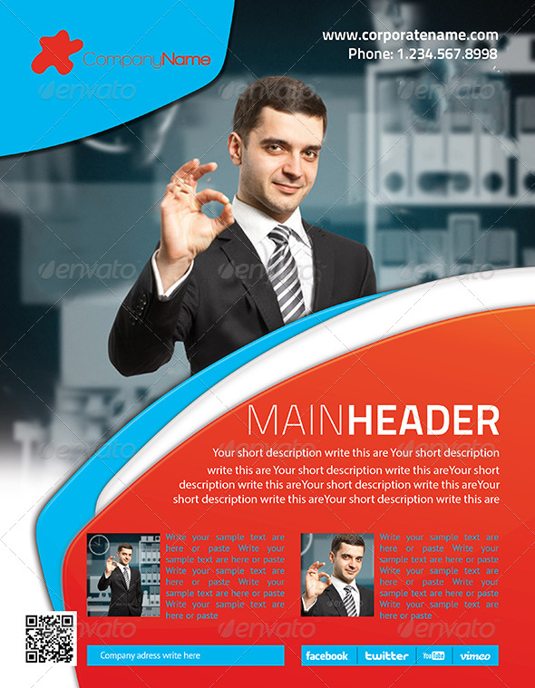 Corporate Flyer 6 PSD Corporate Flyer 6 PSD