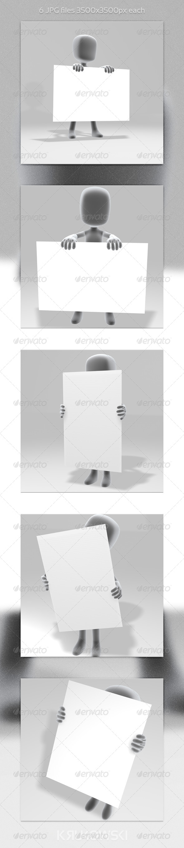 White Man with a Sign White Man with a Sign