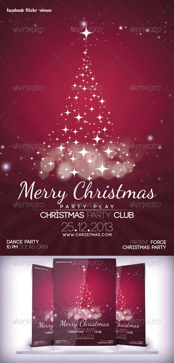 Merry Christmas Flyer - Events Flyers