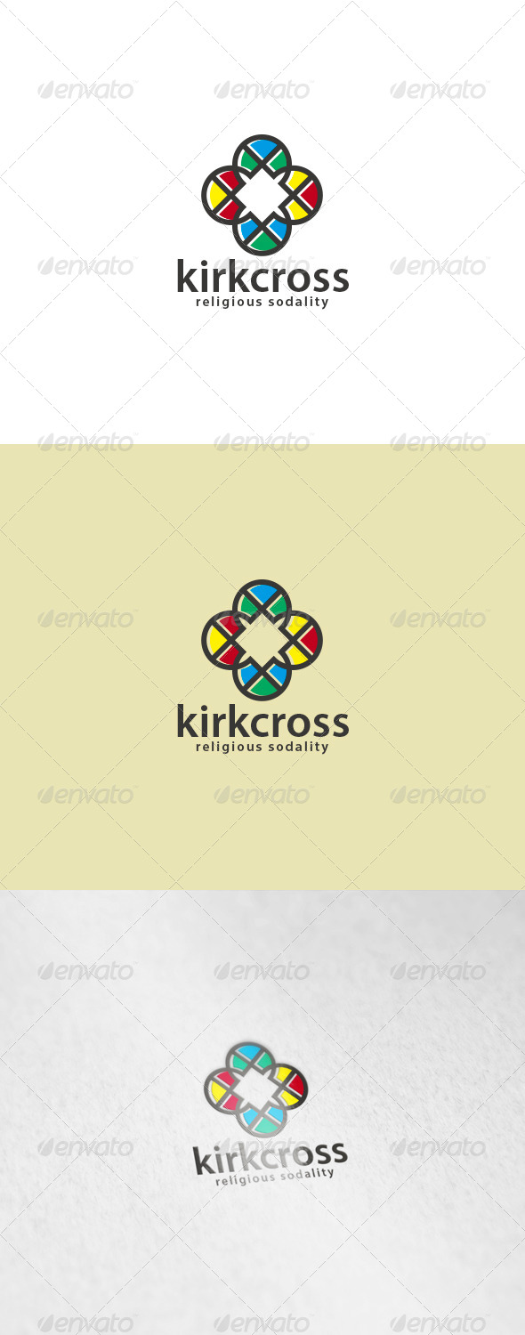 Kirk Cross Logo - Symbols Logo Templates