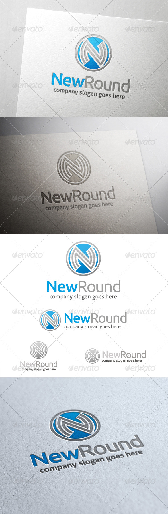 New Round Letter N Logo New Round Letter N Logo