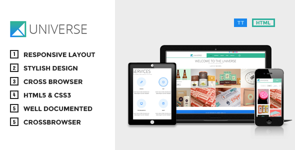 Universe - Responsive Multi-Purpose HTML Theme