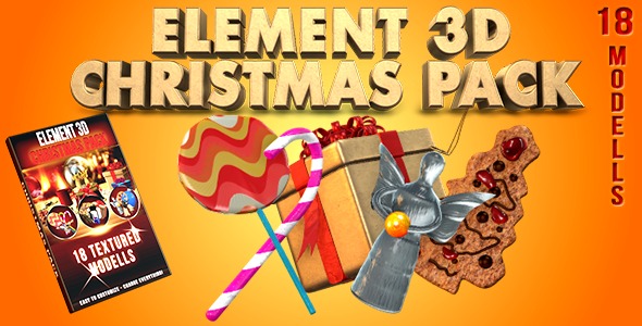 Christmas Pack for Element 3D
