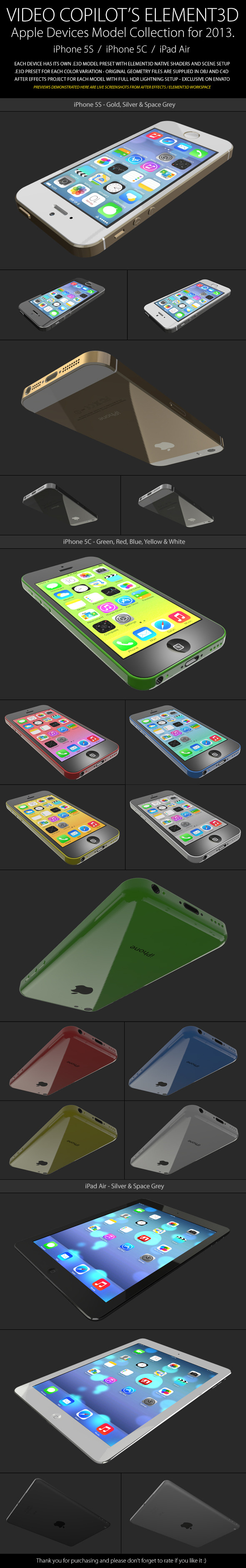Apple Collection 2013. - 3DOcean Item for Sale