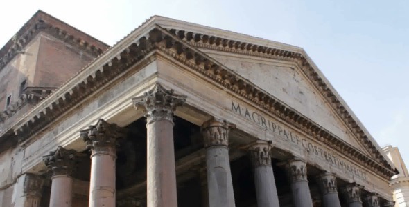 Facade of Pantheon Facade of Pantheon