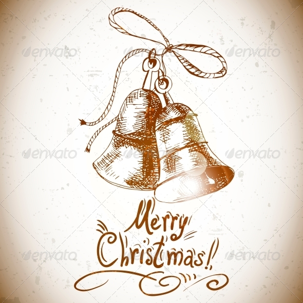 Christmas Bell for Retro Design Christmas Bell for Retro Design