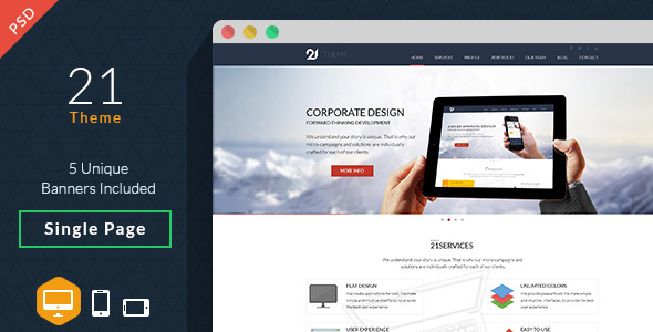 21-Theme Multipurpose PSD