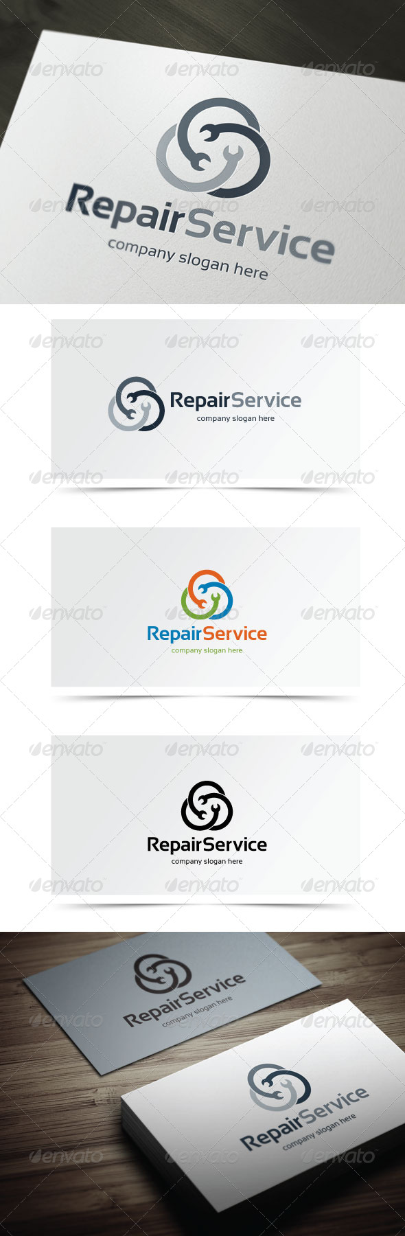 Repair Service - Symbols Logo Templates
