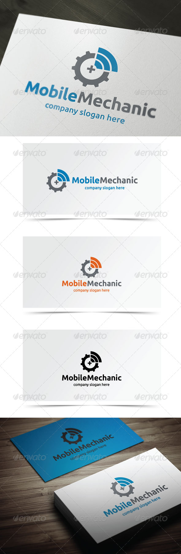 Mobile Mechanic - Symbols Logo Templates