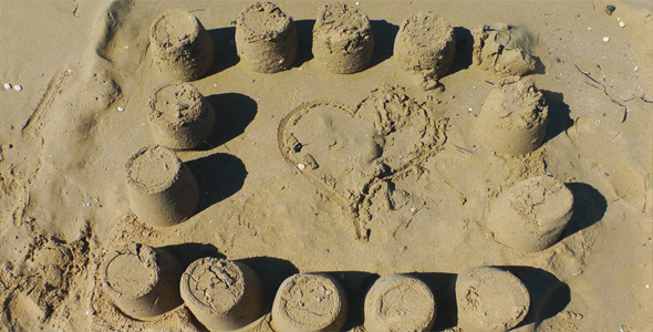 Sand Castle Near The Beach Sand Castle Near The Beach