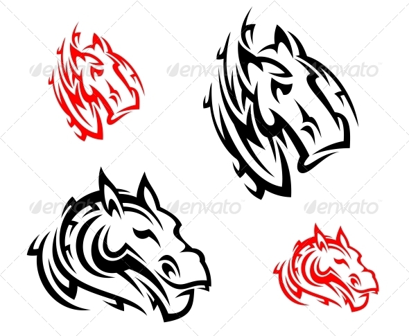 Tribal Horses Tattoos Tribal Horses Tattoos