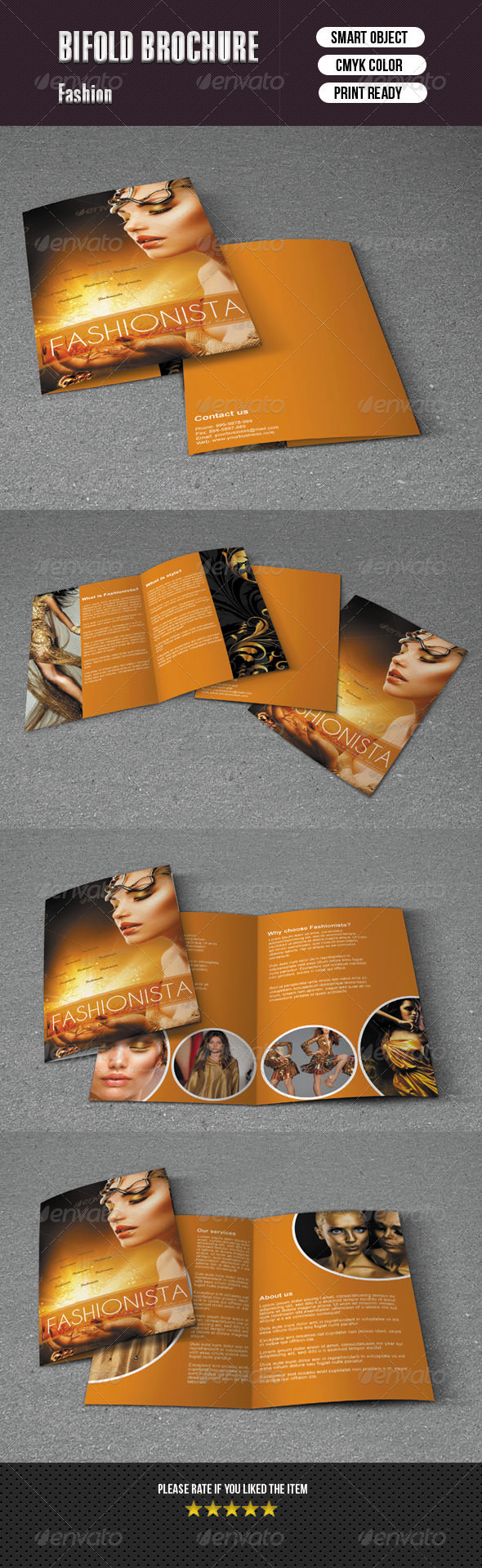 Bifold Brochure For Fashion Bifold Brochure For Fashion