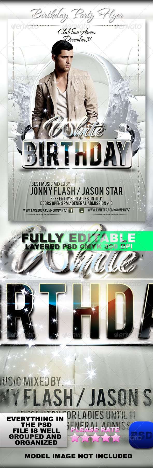 Birthday Party Flyer Birthday Party Flyer