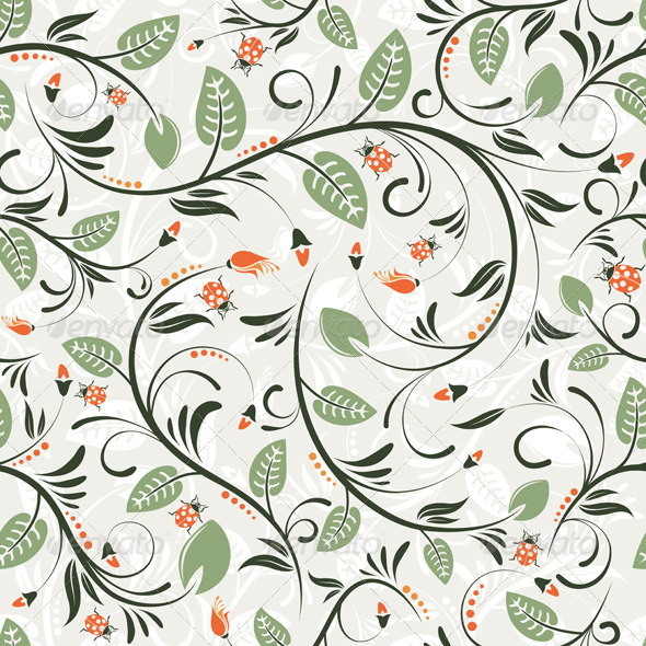 Flower Seamless Pattern Flower Seamless Pattern