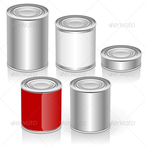 Vector Tincan Set