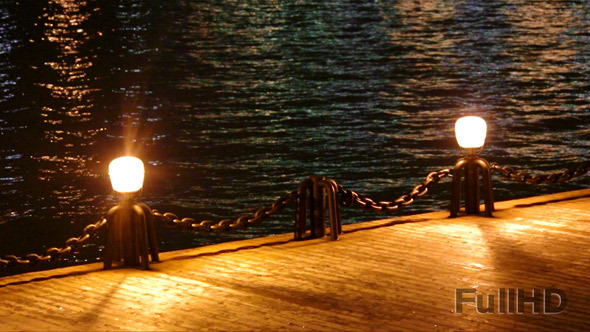 Lantern on Quay Night City Lantern on Quay Night City