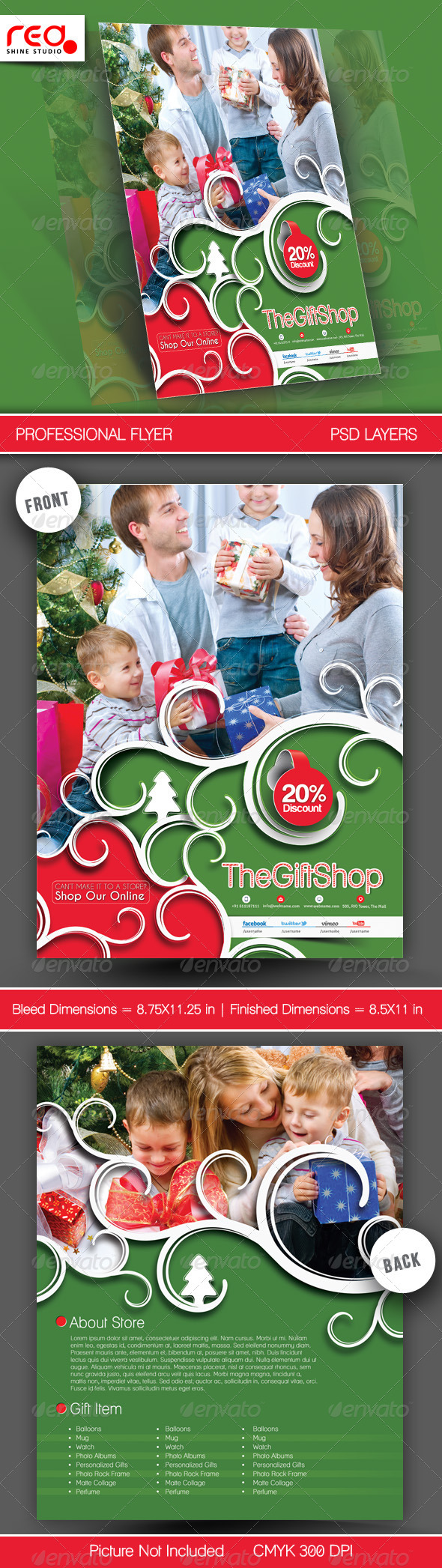 Gift Shop Flyer Poster Template 1 Gift Shop Flyer Poster Template 1