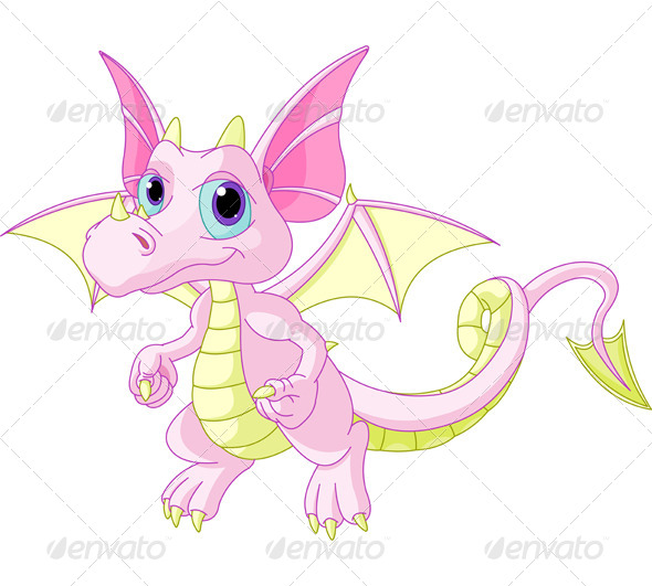 Cartoon Baby Dragon Cartoon Baby Dragon