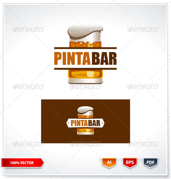 Pinta Bar Logo Template Pinta Bar Logo Template