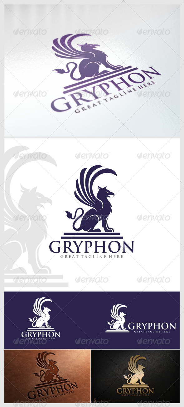 Gryphon Logo Template Gryphon Logo Template
