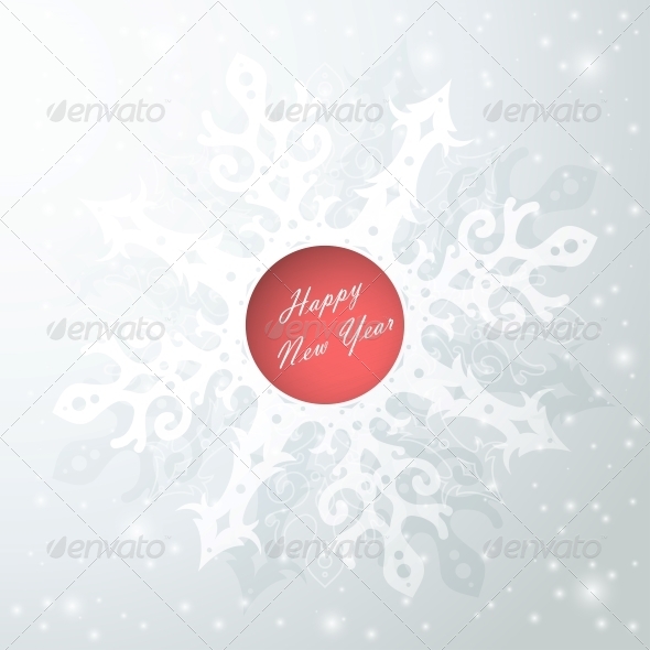 Abstract Background with Snowflake Abstract Background with Snowflake