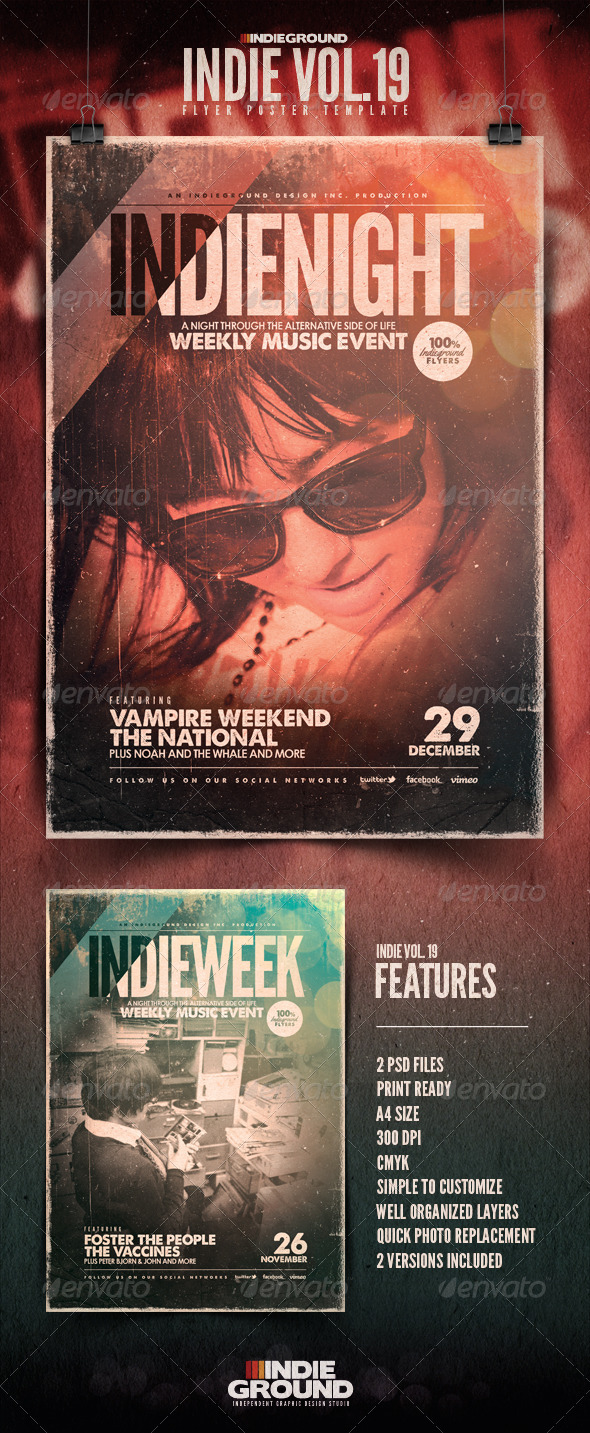 Indie Flyer/Poster Vol. 19 - Events Flyers