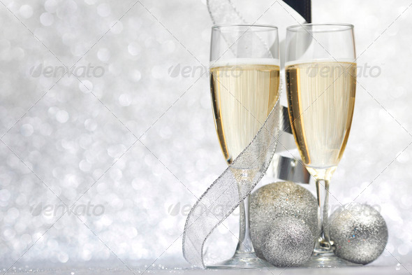 Champagne and decoration