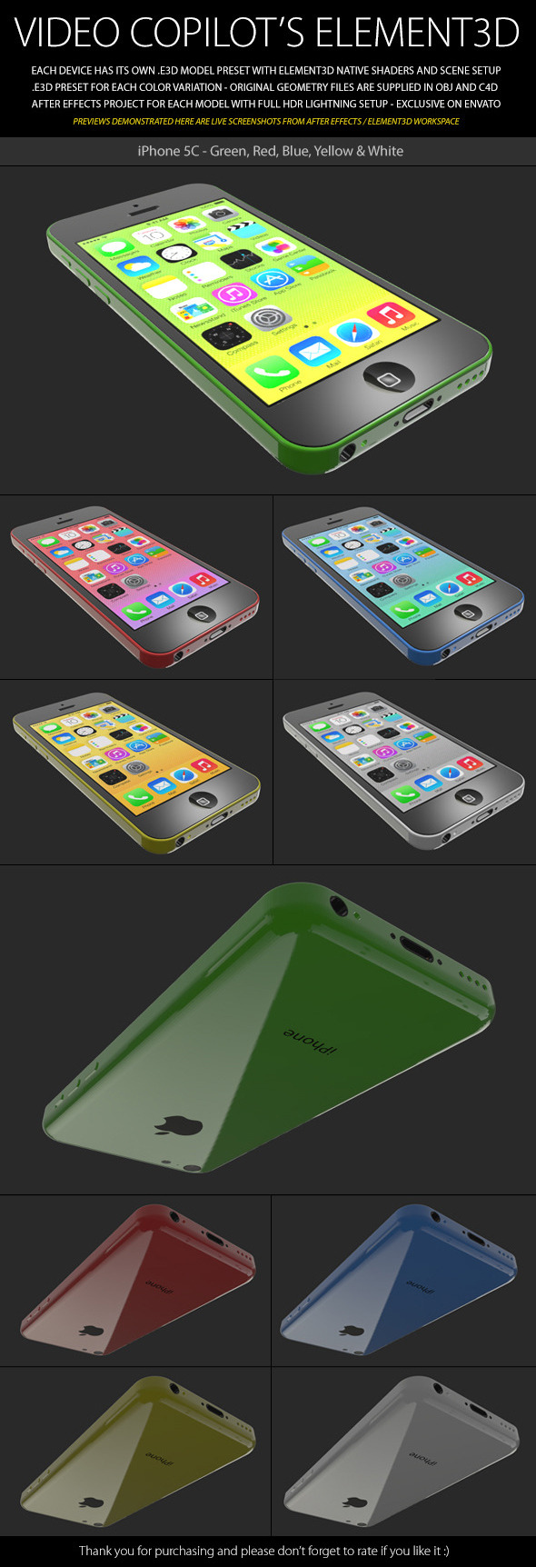 Element3D iPhone 5C Element3D iPhone 5C