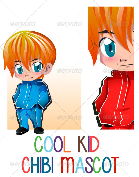 Cool Kid Chibby Mascot Cool Kid Chibby Mascot
