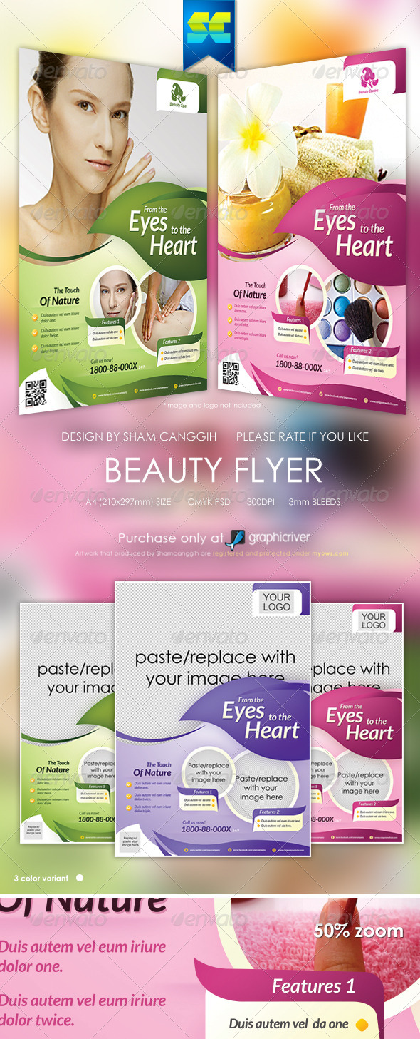 Modern Beauty Flyer / Magazine Ads - Corporate Flyers