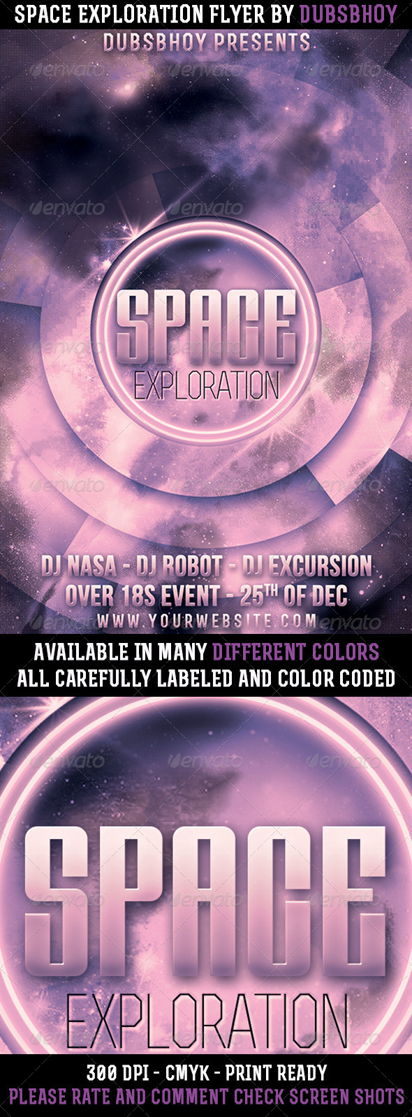 Space Exploration Flyer Space Exploration Flyer