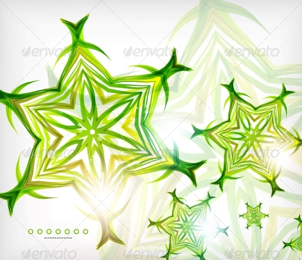 Green Abstract Eco Wave Swirls with Lights Green Abstract Eco Wave Swirls with Lights
