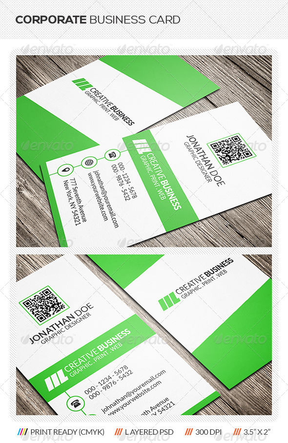 Creative Corporate Business Card Creative Corporate Business Card