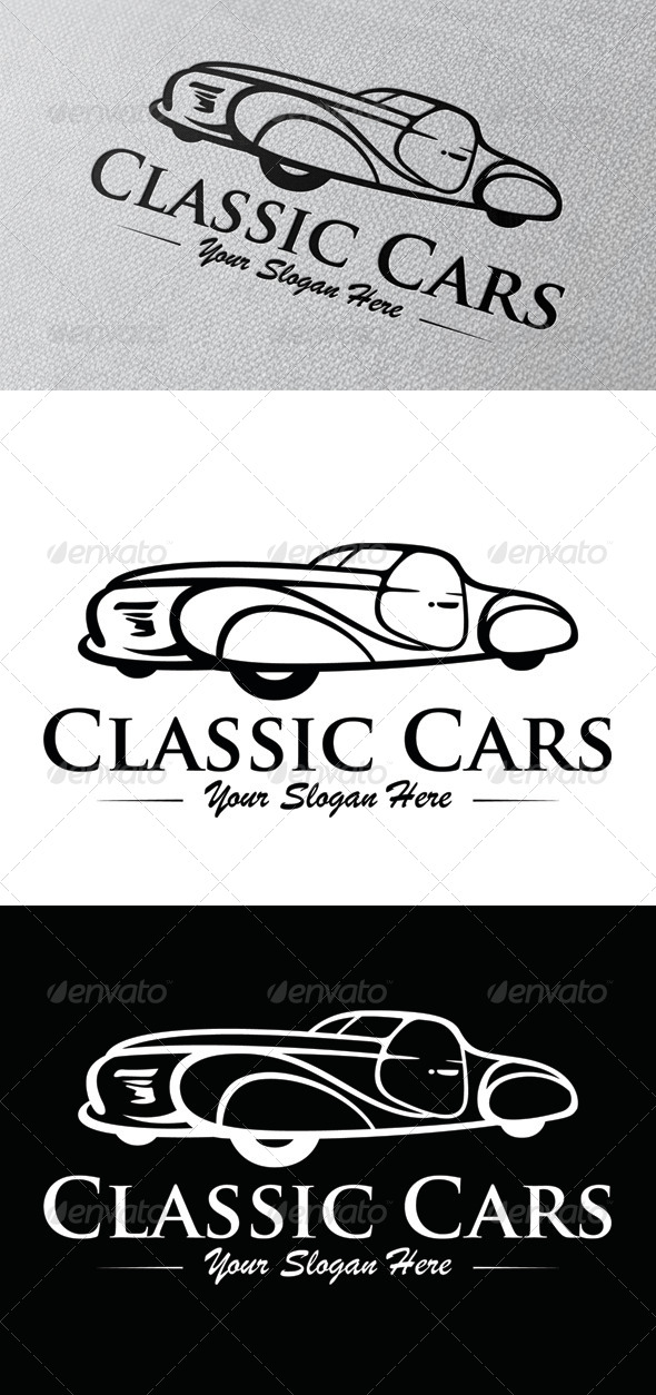 Classic Cars Logo Template