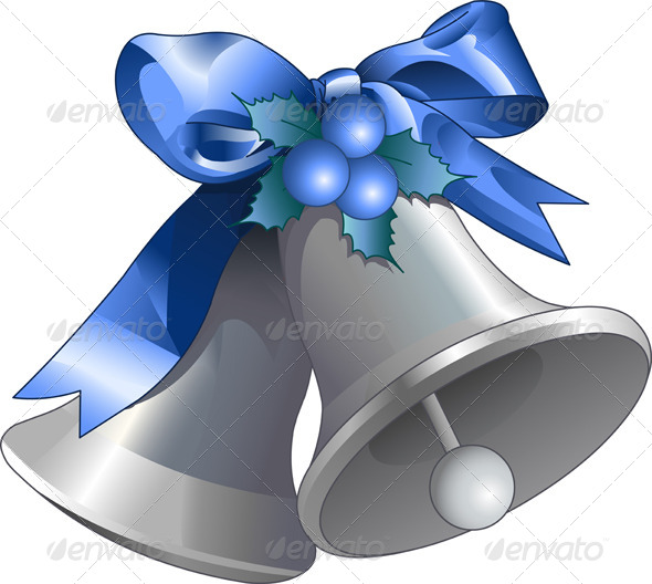 Silver Christmas Bells Silver Christmas Bells
