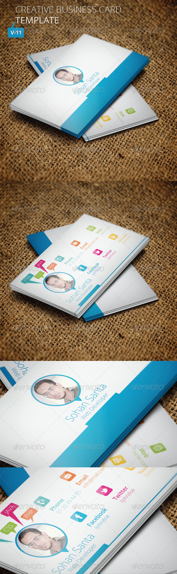 Creative Business Card V 11 Creative Business Card V 11
