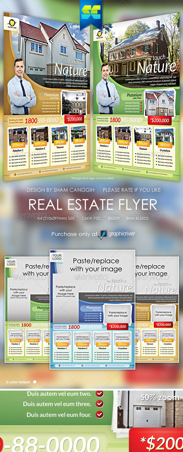 Modern real estate flyer / magazine ads