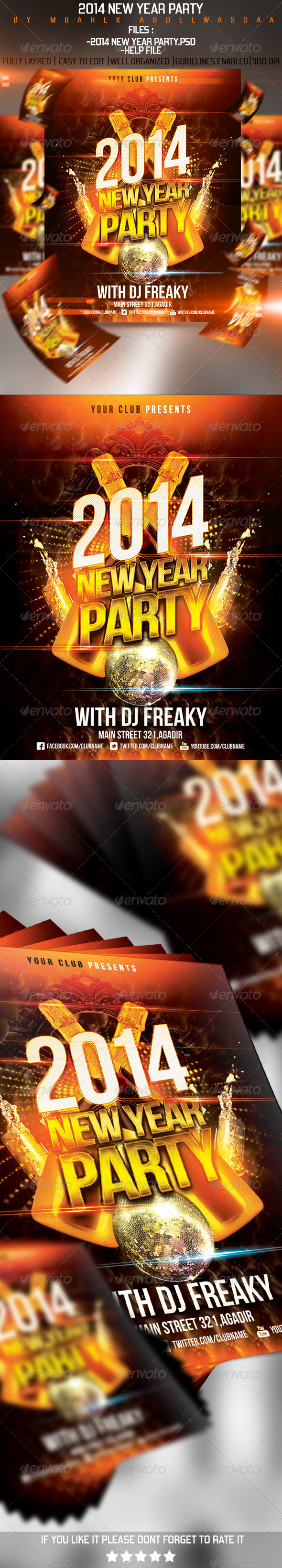 2014 New Year Flyer